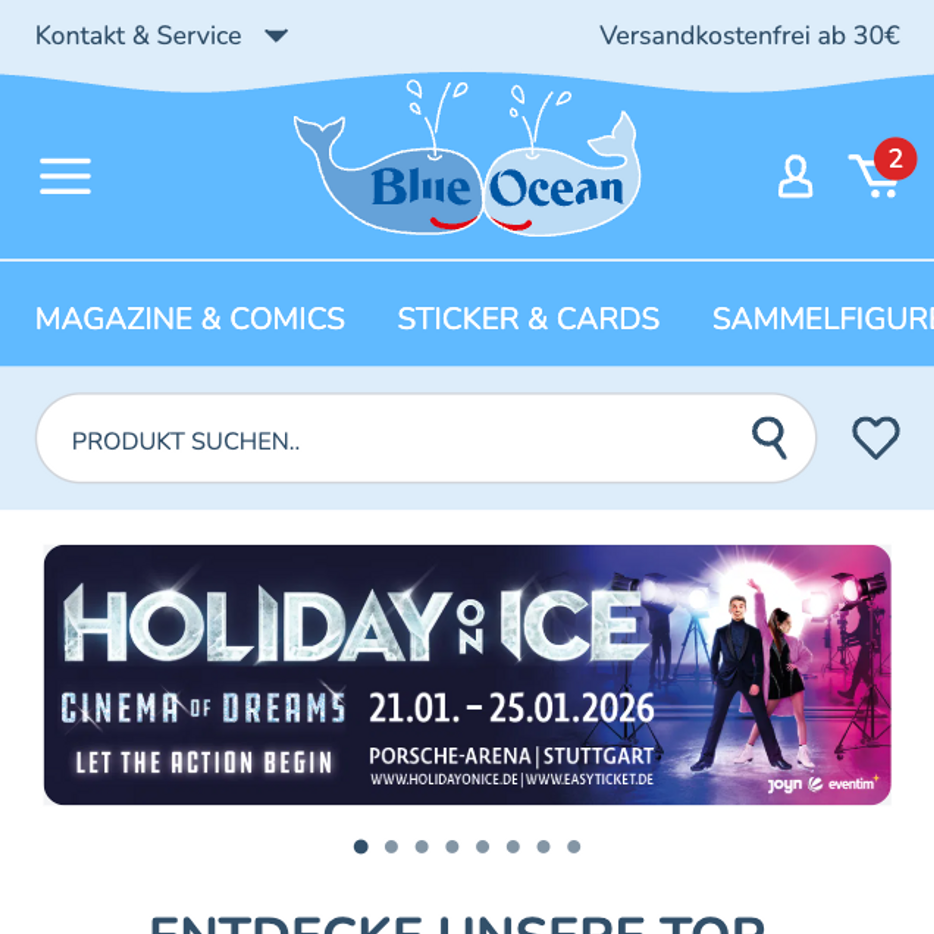 After β mobile homepage After β mobile homepage