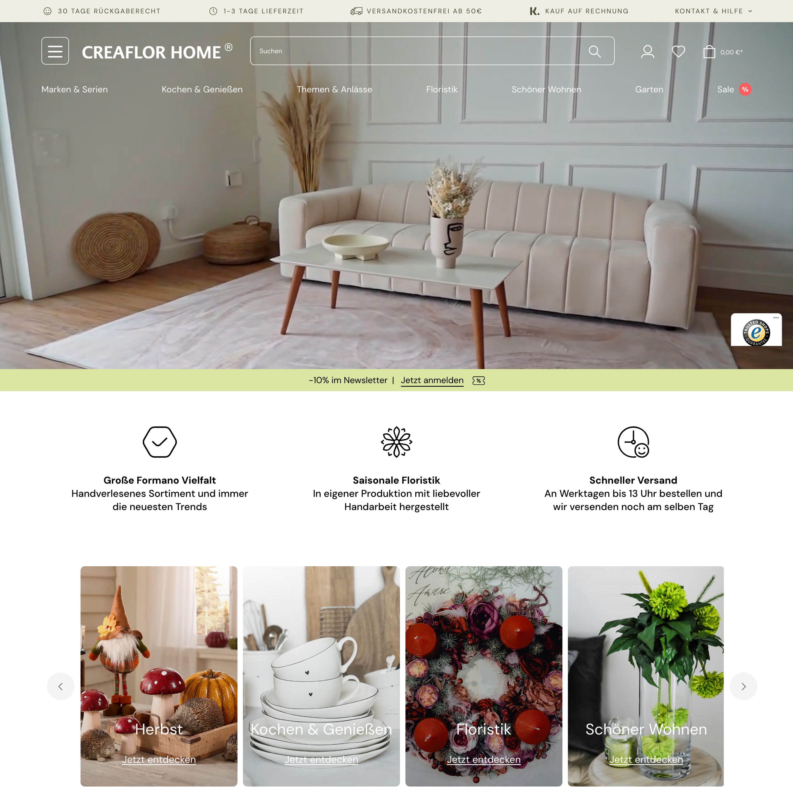 New homepage created with Shopware 6 New homepage created with Shopware 6