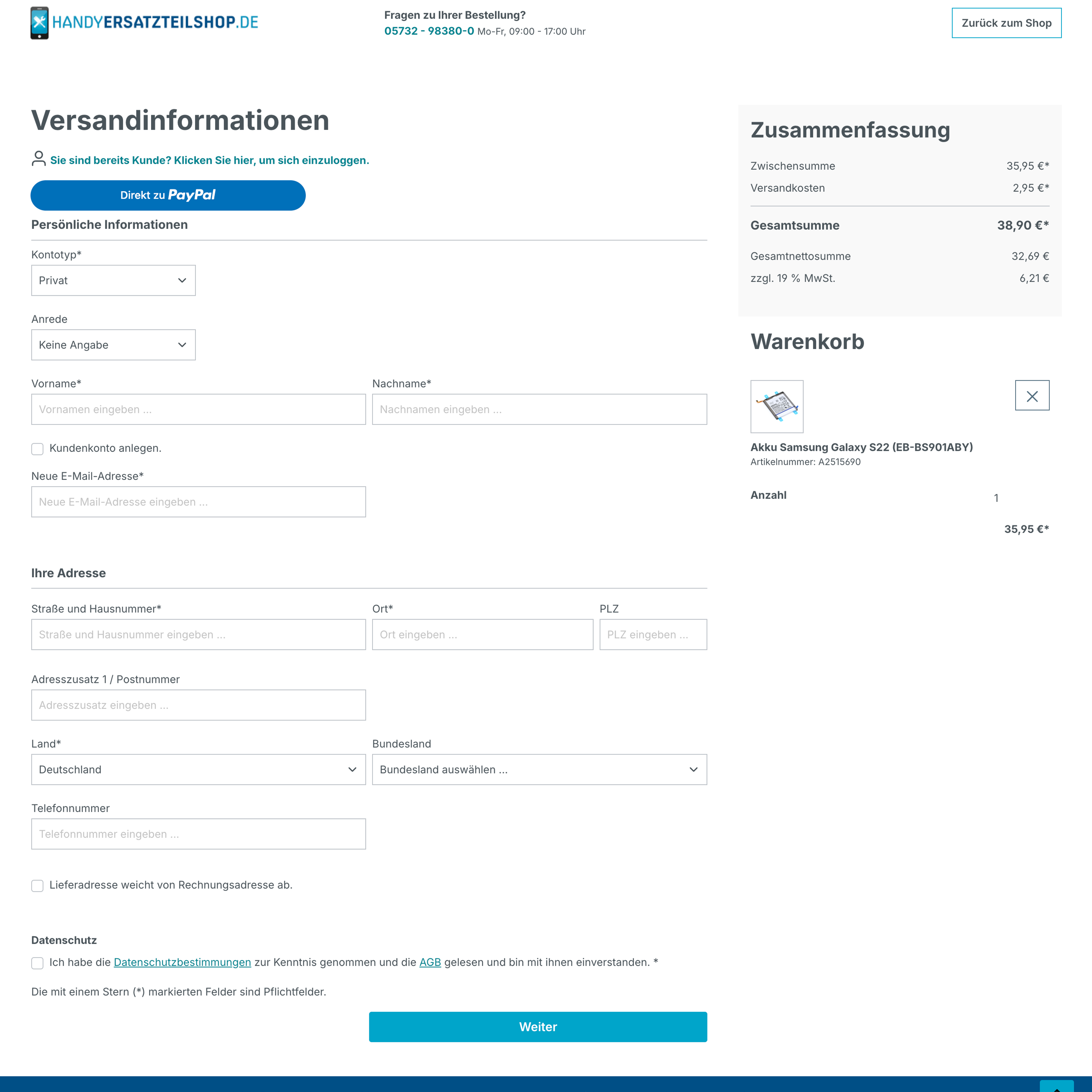 Before β checkout registration Before β checkout registration