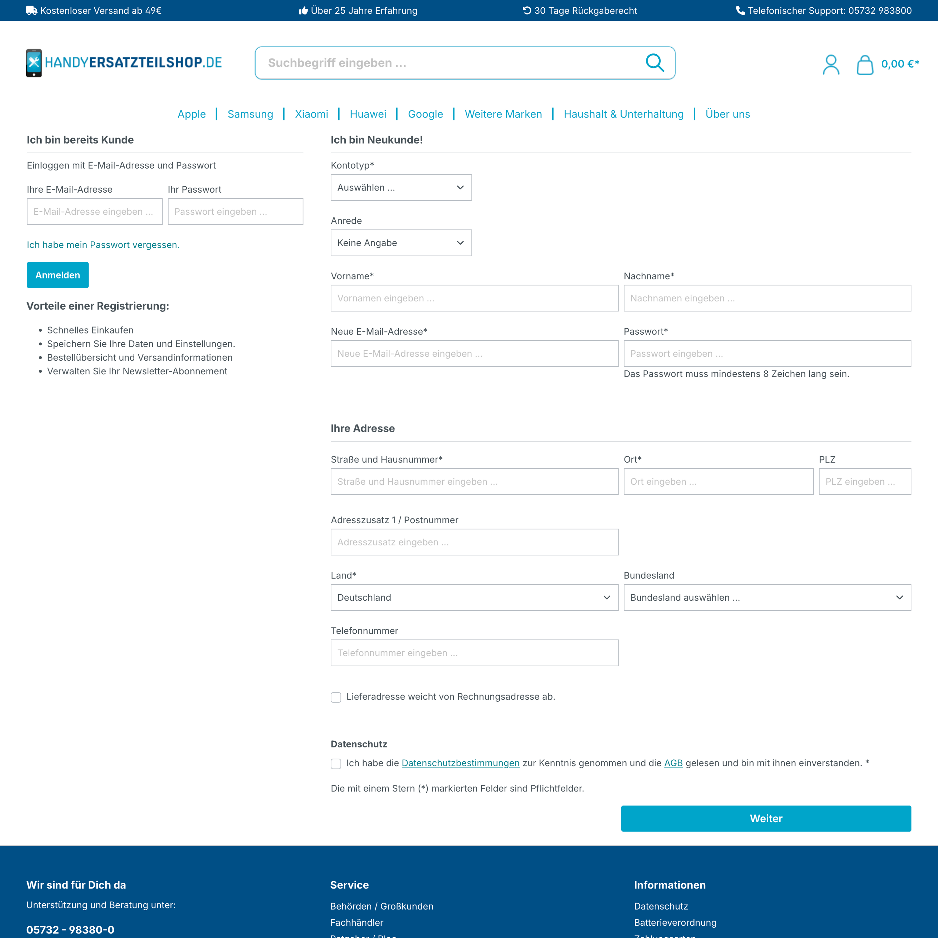 Before β registration / login Before β registration / login