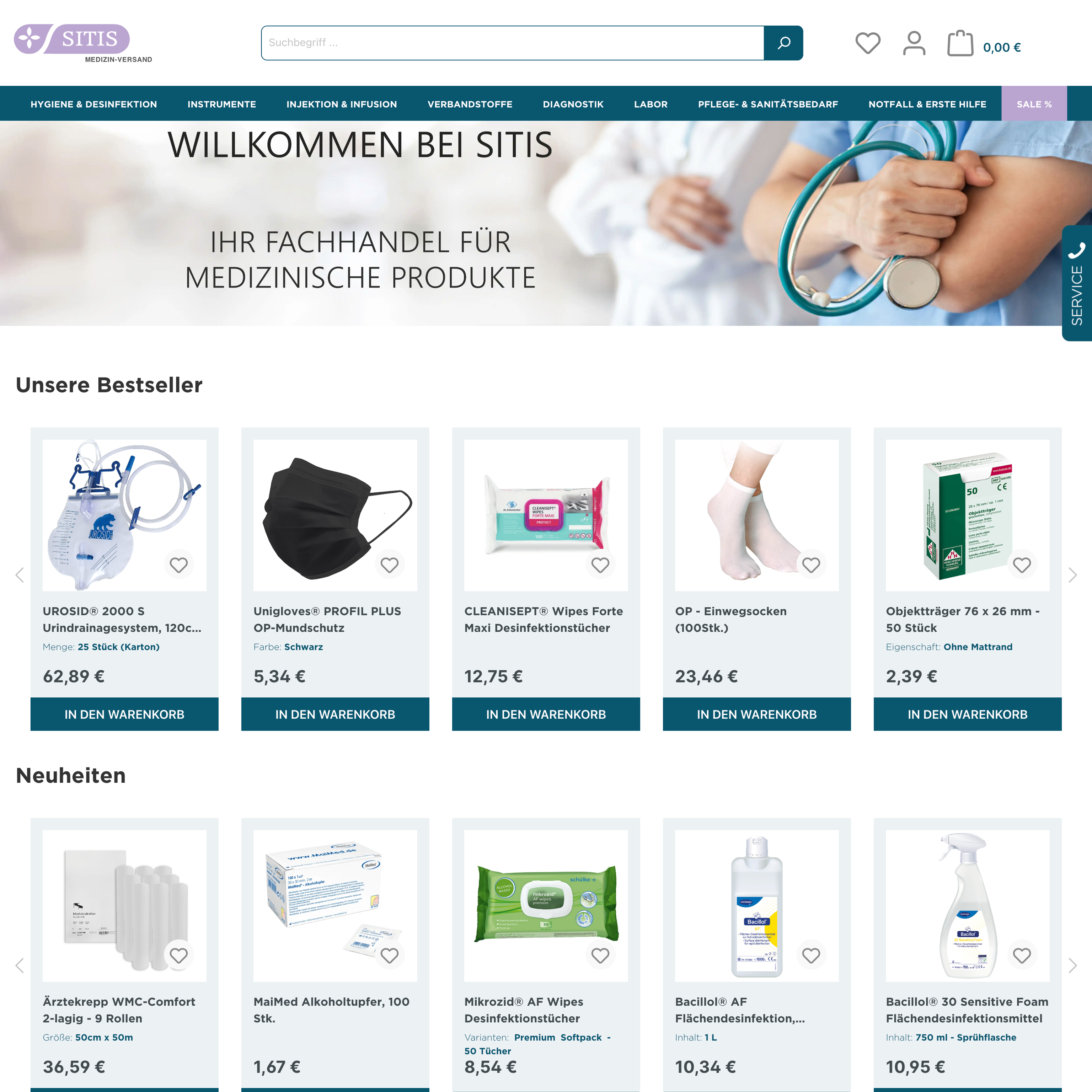 Old homepage Old homepage