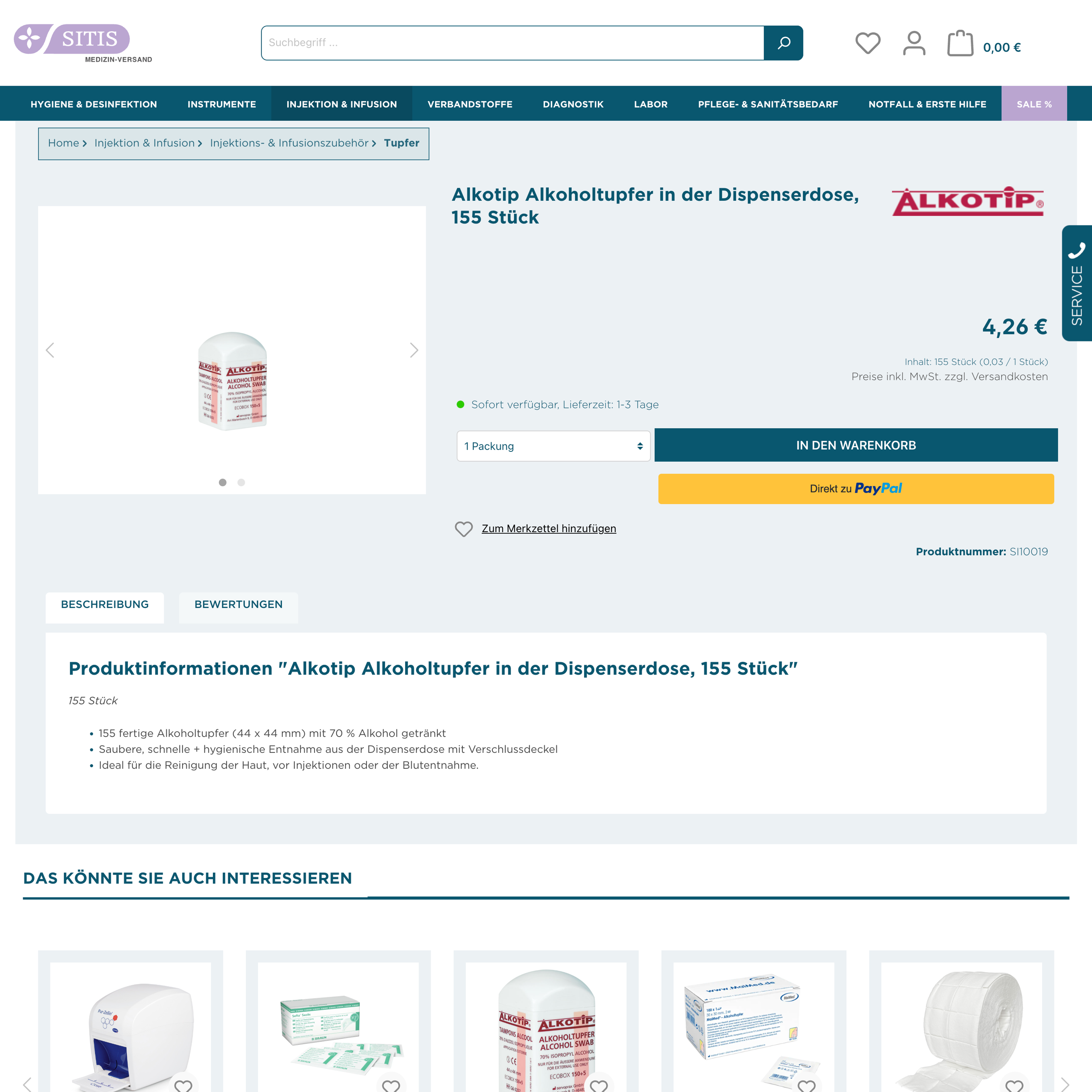 Old product detail page Old product detail page