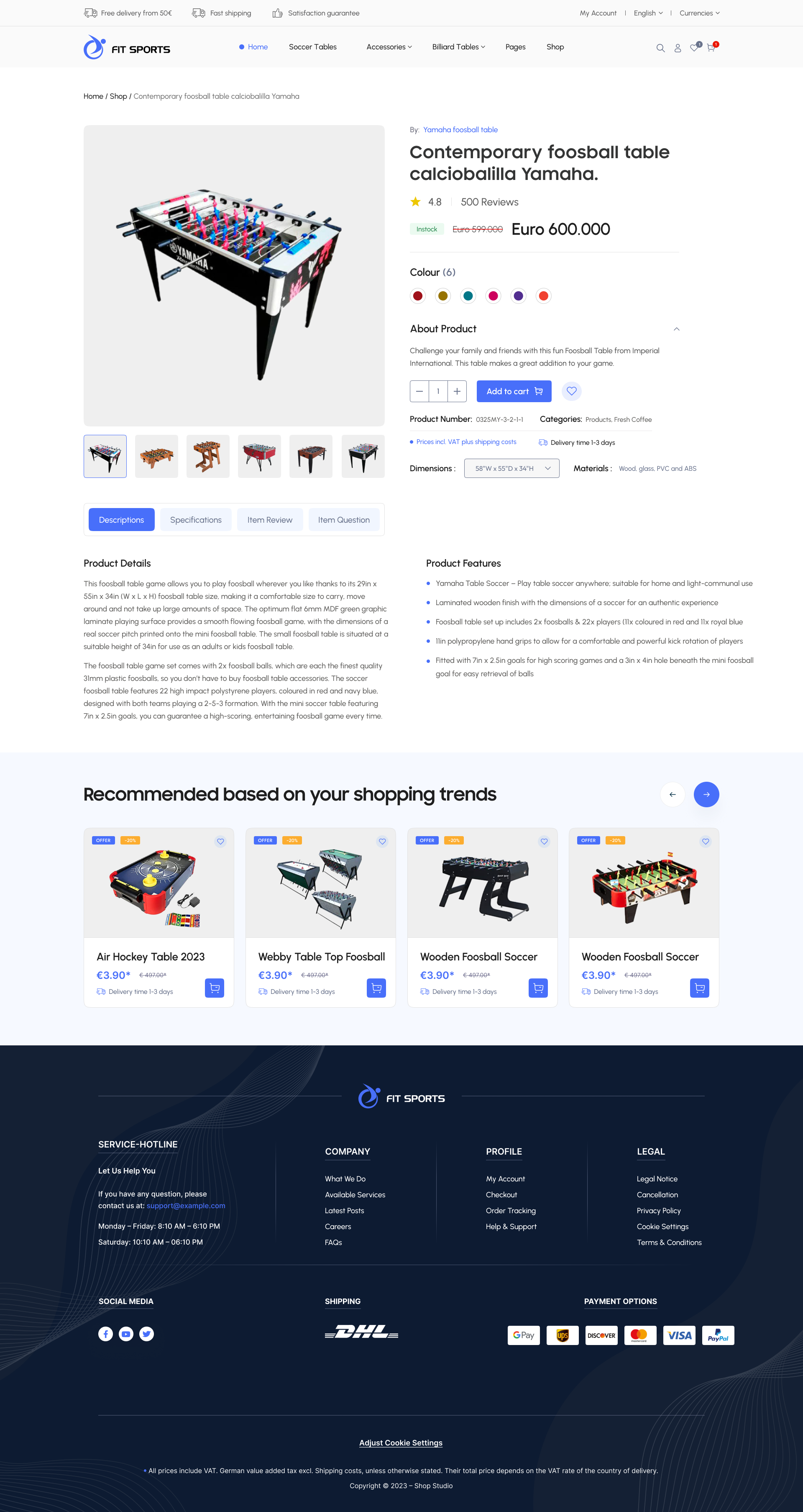 View design: Sports 1