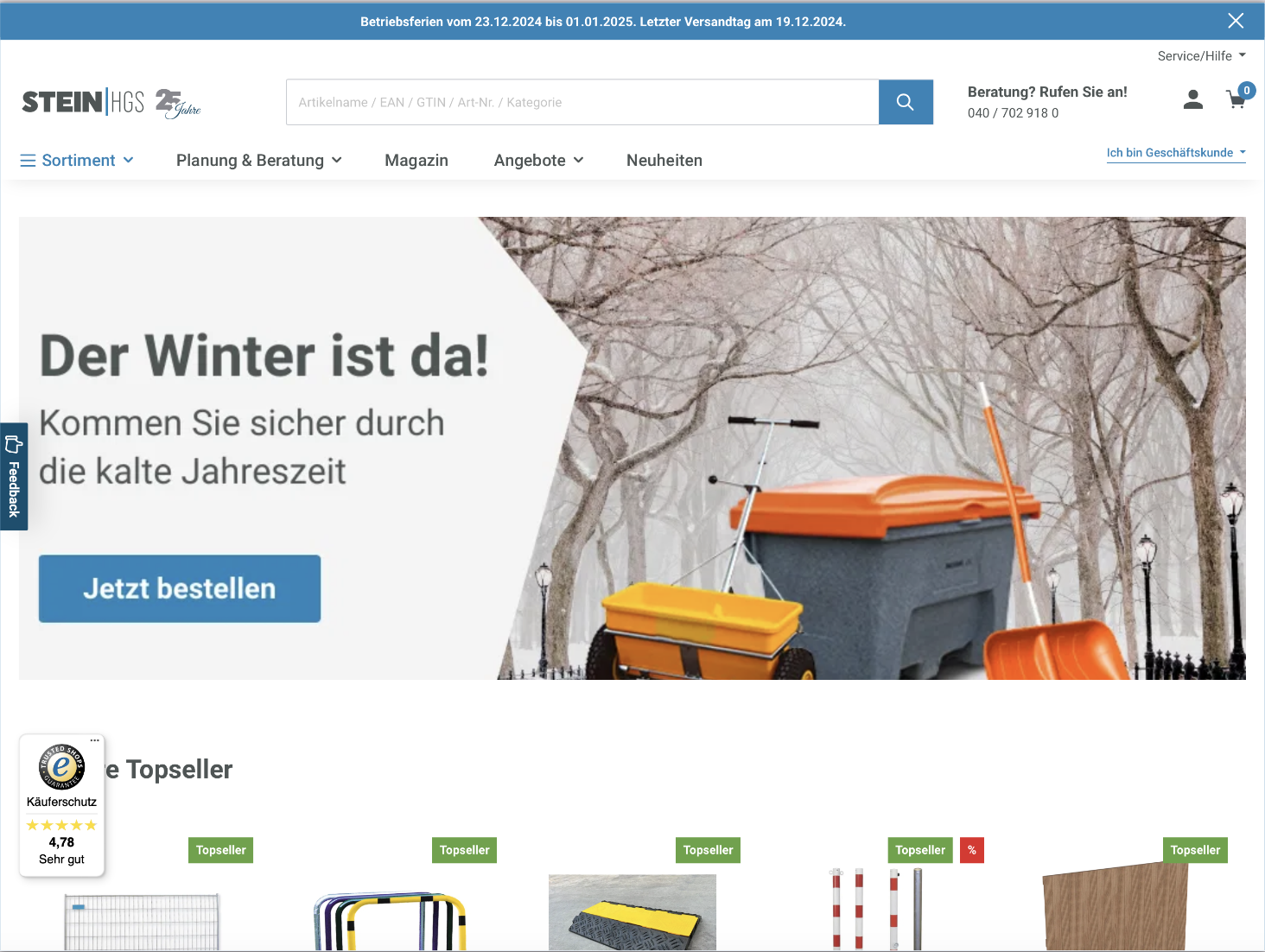 Client case: Stein Hgs Client case: Stein Hgs