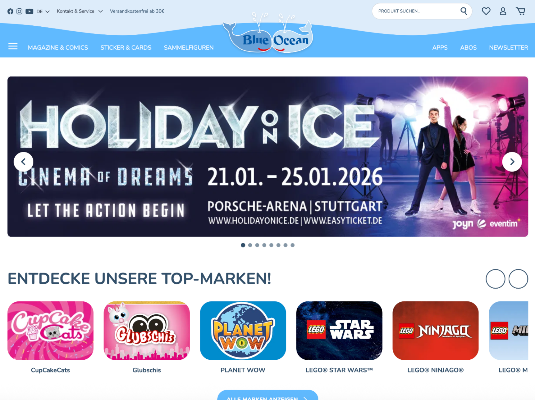 Take a look at our Shopware client cases "Blue Ocean". Take a look at our Shopware client cases "Blue Ocean".