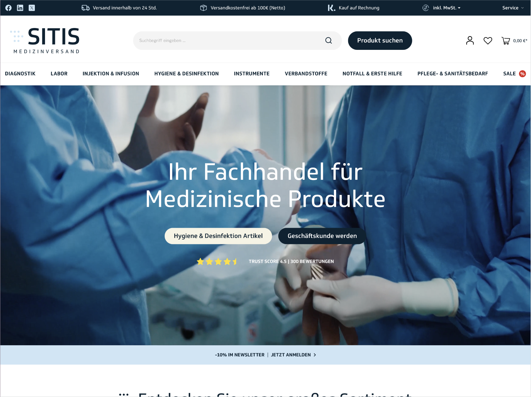 Take a look at our Shopware client cases "Sitis". Take a look at our Shopware client cases "Sitis".