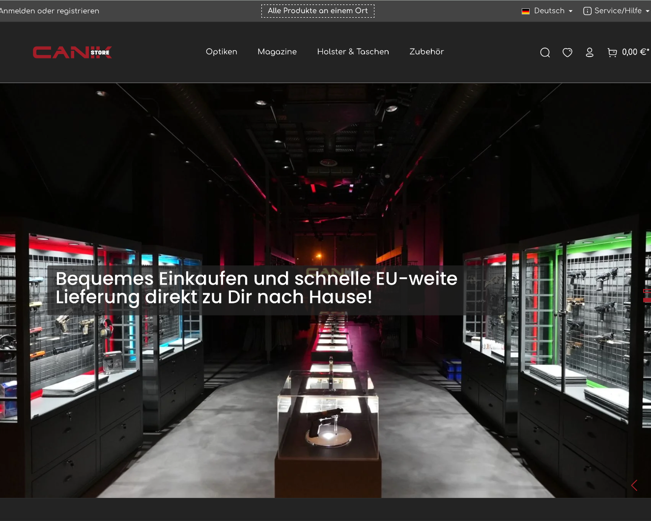 Schaue dir unsere Shopware Referenz "Canik Europe" an. Schaue dir unsere Shopware Referenz "Canik Europe" an.