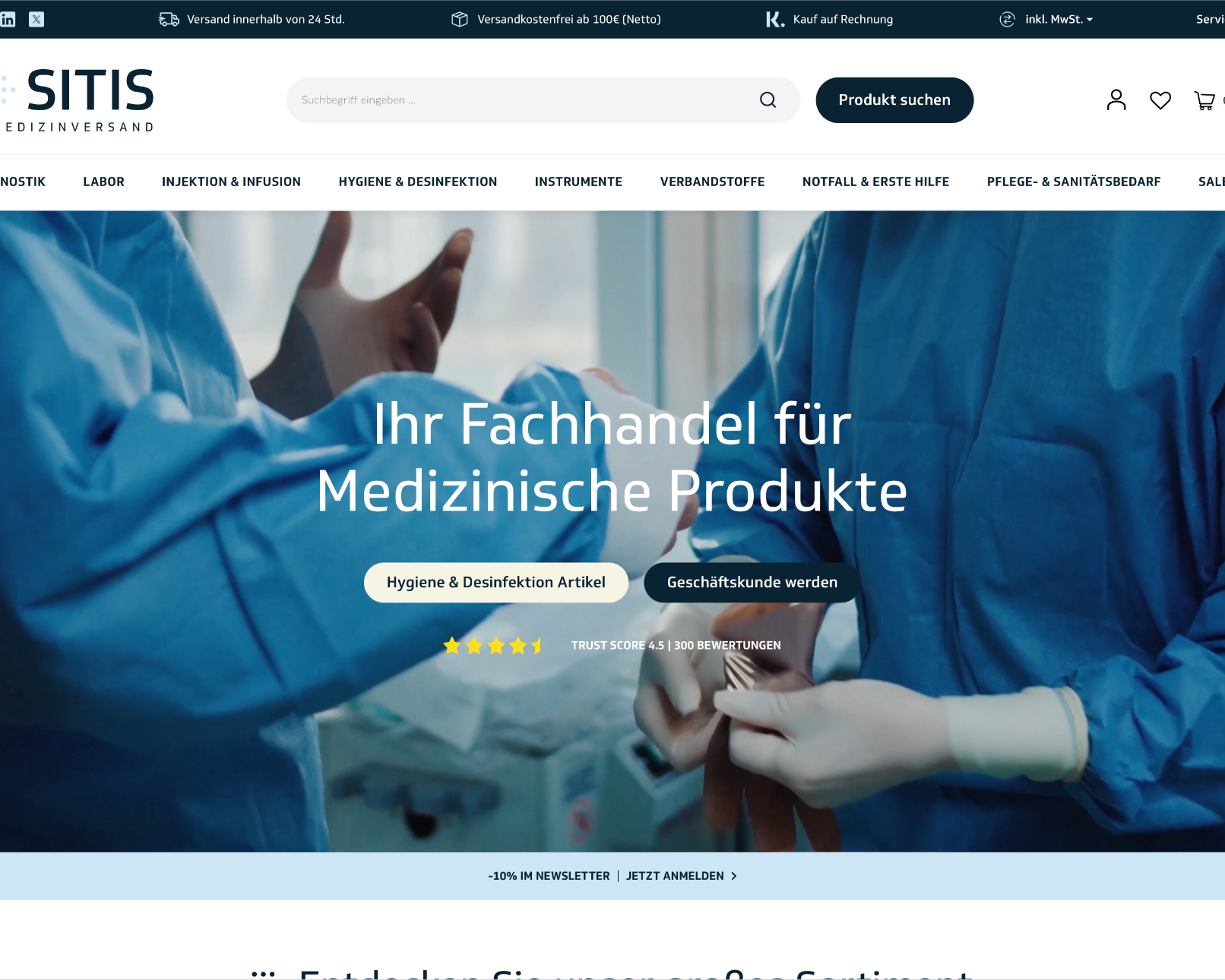 Check out our Shopware reference "Sitis". Check out our Shopware reference "Sitis".