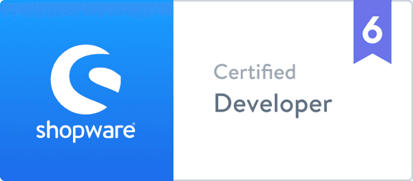 Shopware Developer certificate Shopware Developer certificate