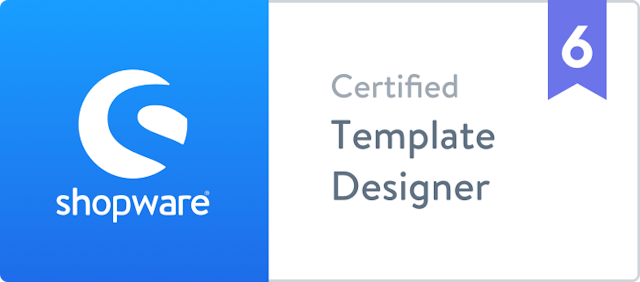 Shopware Certified Template Designer Zertifikat